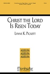 Christ the Lord is Risen Today SSATB choral sheet music cover
